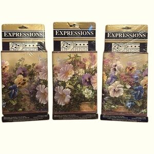 Vintage Expressions Floral Print Pre-Pasted Wallpaper Border New in Package